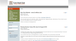 Desktop Screenshot of corkboatclub.com